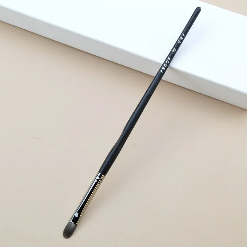 Brocha de Maquillaje Profesional Serie P para Polvo, Base y Ojos (1 Pz)