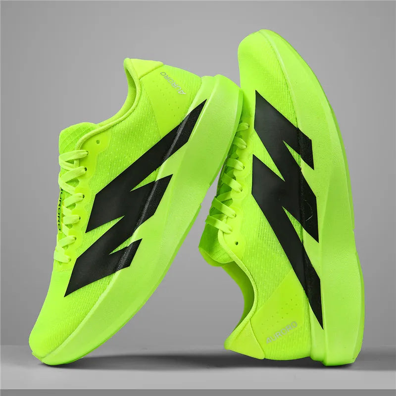 Zapatos de correr de maratón Hombres Carbon Plate Athletic Deportes al aire libre Transpirables Ligeros Mujer Cómodas Zapatillas Profesionales