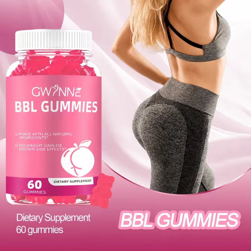 Kit Gwynne BBL para Glúteos y Piernas: Colágeno y Suplemento Deportivo (150 Cápsulas en Total)