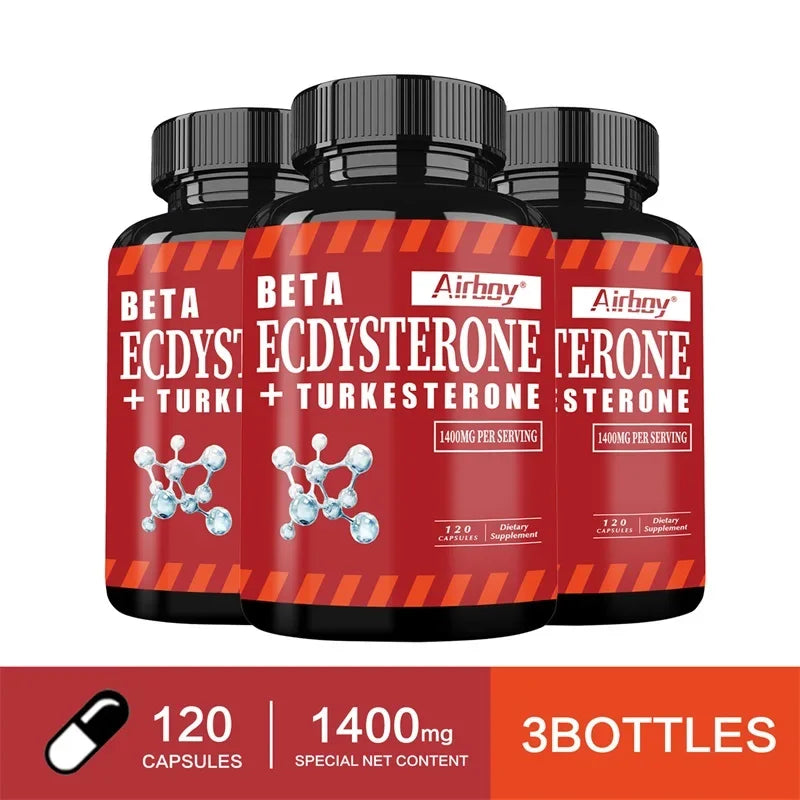 Suplemento de Beta Ecdisterona y Turkesterona para Masa Muscular y Fuerza