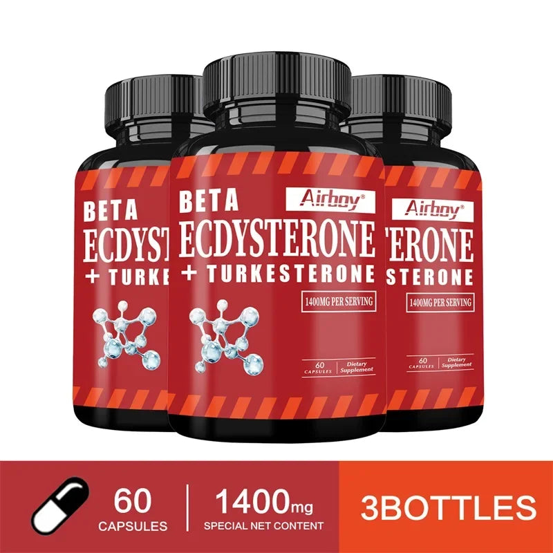 Suplemento de Beta Ecdisterona y Turkesterona para Masa Muscular y Fuerza