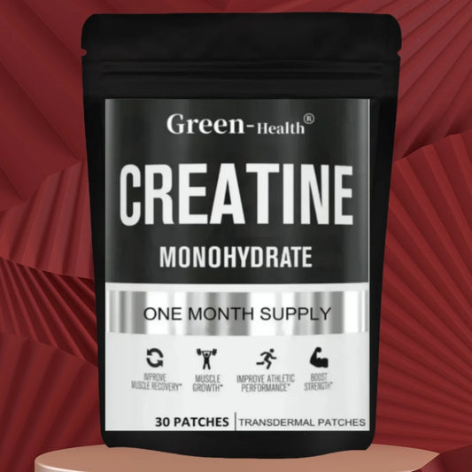 Parches Transdérmicos de Creatina Monohidratada para Masa Muscular y Fuerza (30 Pzs)