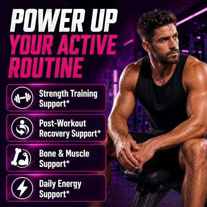 Suplemento en Gomitas de Proteína Whey 20 g con Magnesio y Potasio para Rendimiento Muscular