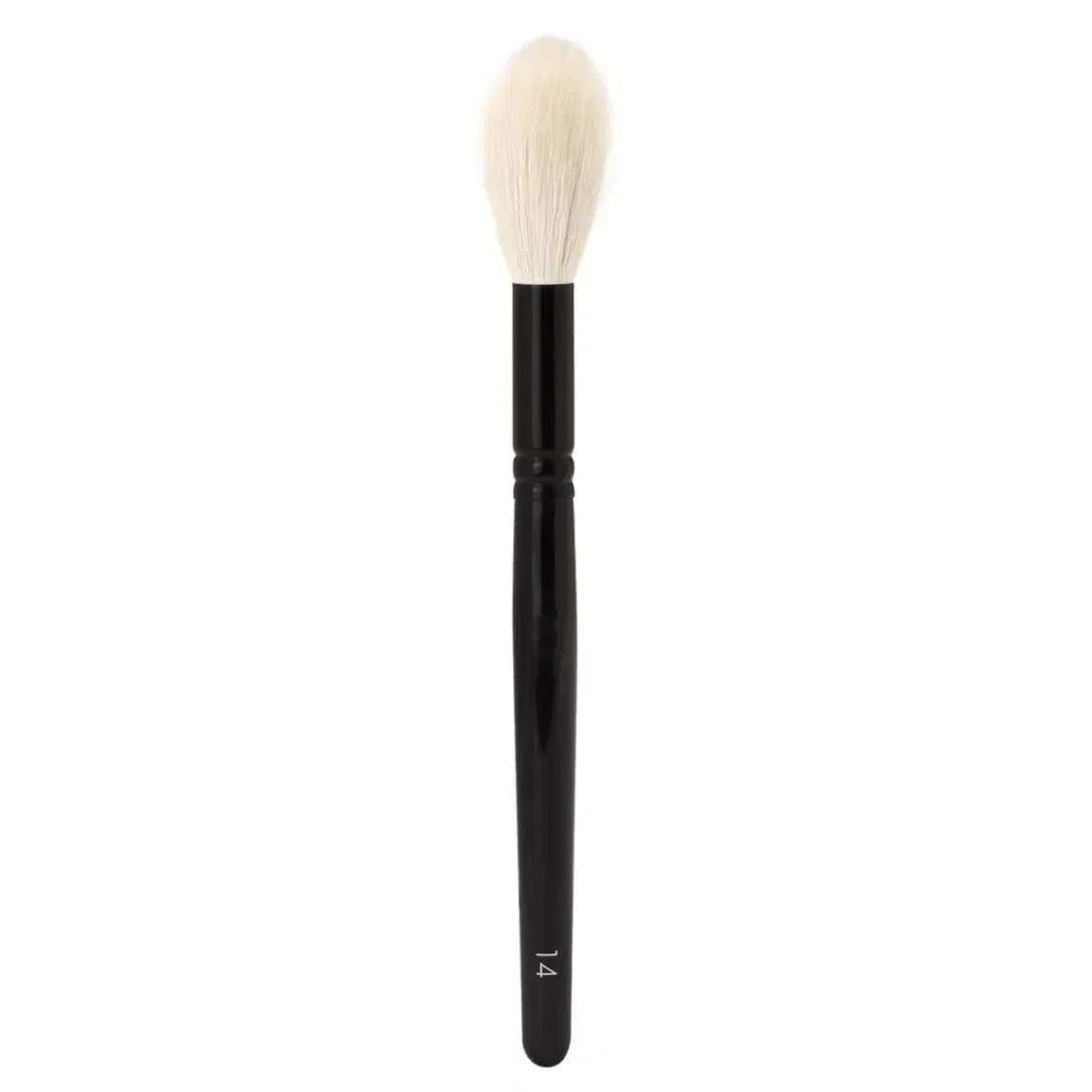 Brocha Facial Profesional WG de Pelo Natural de Cabra para Base en Crema, Polvo e Iluminador