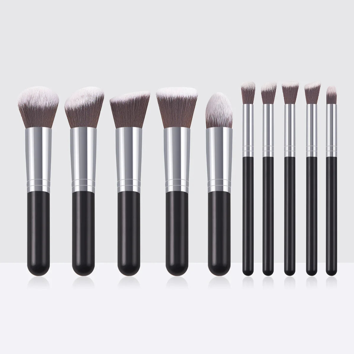 Kit de Brochas de Maquillaje Profesionales para Ojos y Rostro con Difuminador