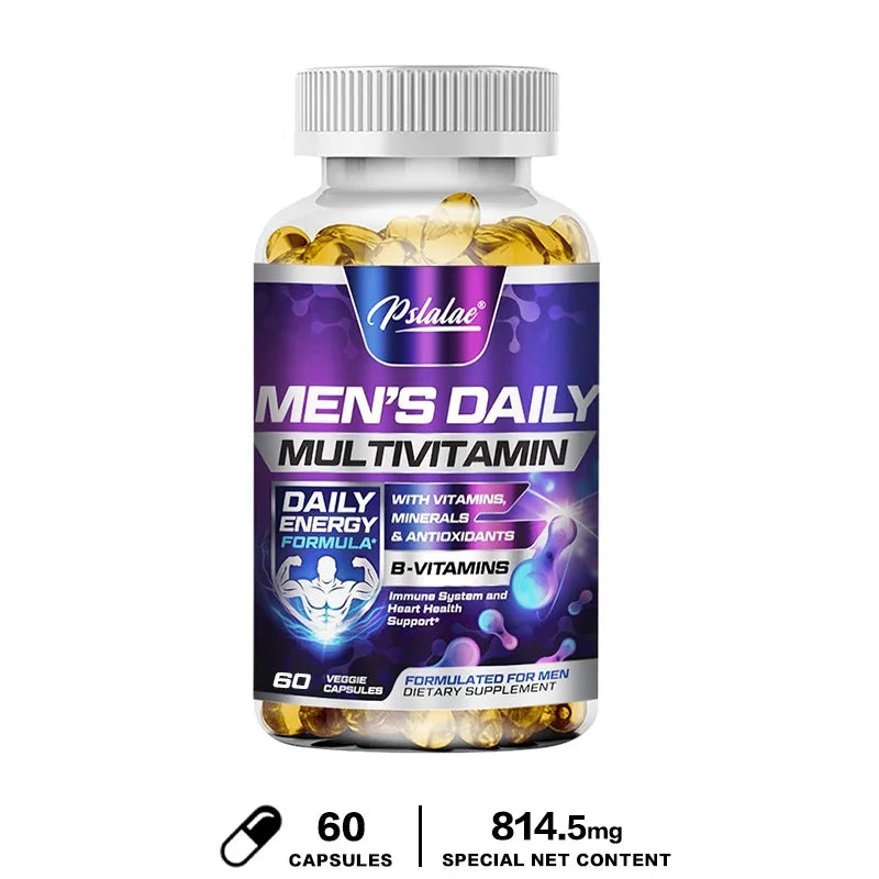 Multivitamínico para Hombre para Energía, Resistencia y Sistema Inmune