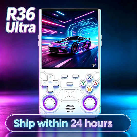 Consola de Videojuegos Portátil R36 Ultra Pantalla IPS 4" Wi-Fi Sistema Abierto Retro