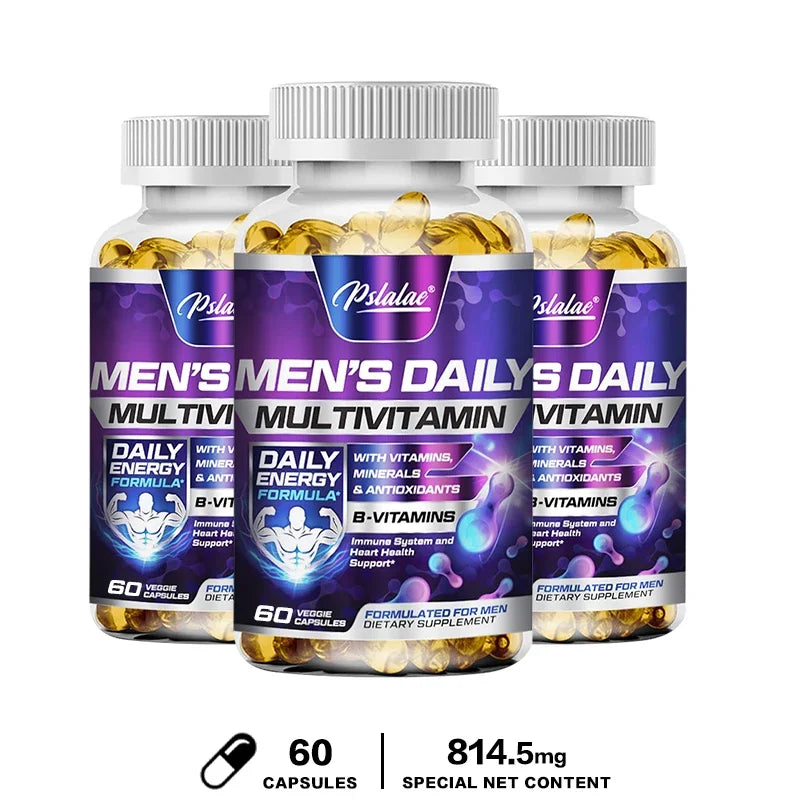 Multivitamínico para Hombre para Energía, Resistencia y Sistema Inmune