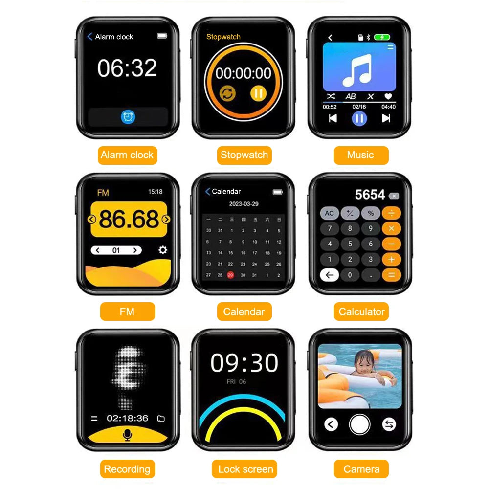 Bluetooth 5.4 MP3 player MP4