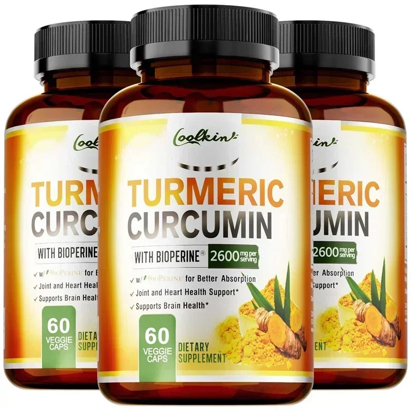 Cápsulas de Cúrcuma Curcumina al 95% para Salud Articular, Huesos y Antioxidante