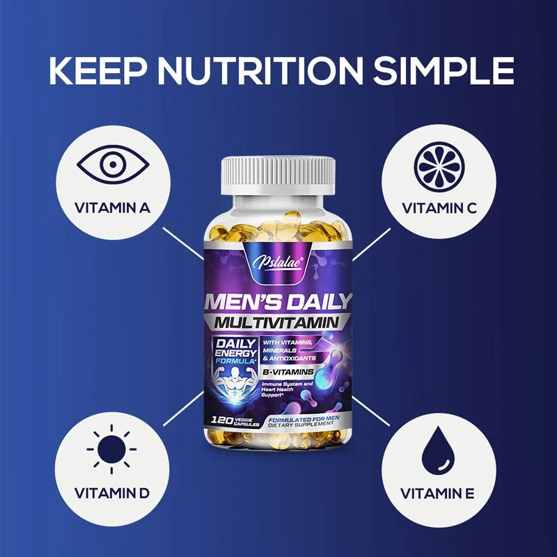 Multivitamínico para Hombre para Energía, Resistencia y Sistema Inmune