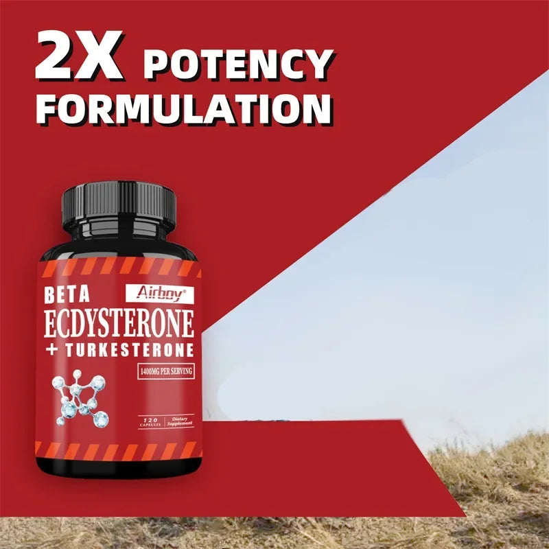 Suplemento de Beta Ecdisterona y Turkesterona para Masa Muscular y Fuerza