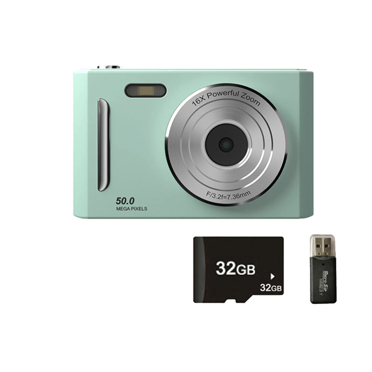 Cámara Digital Portátil 4K de 50 MP con Doble Cámara