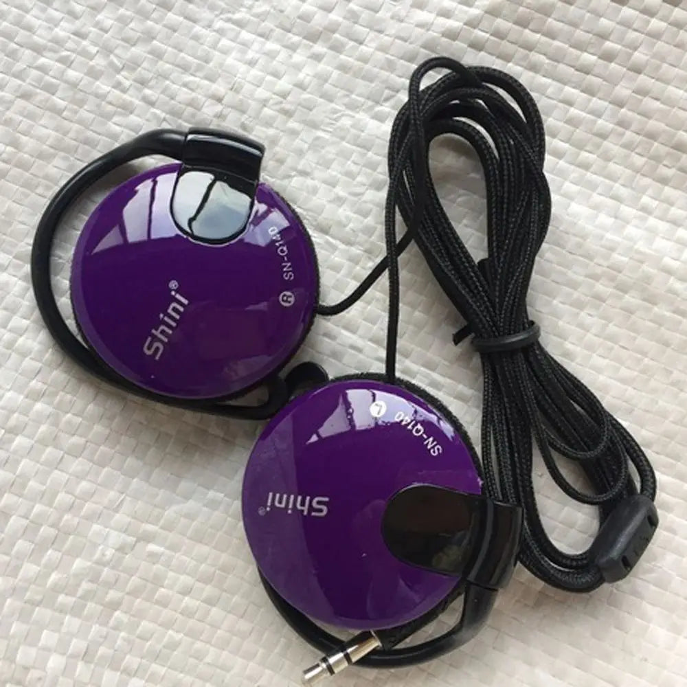 Audífonos Alámbricos Deportivos con Sujeción de Gancho para Teléfono y Correr