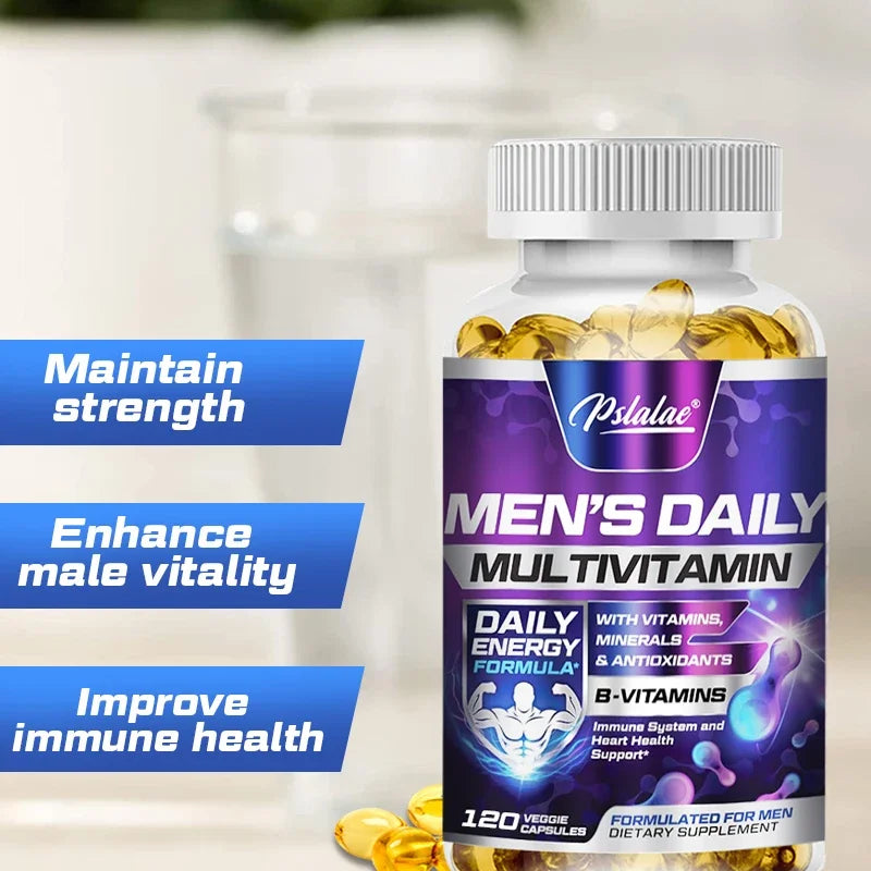 Multivitamínico para Hombre para Energía, Resistencia y Sistema Inmune