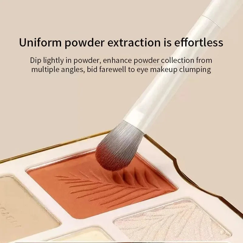 Kit de Brochas Profesionales para Ojos de Pelo Natural Ultra Suave para Sombras y Delineador (5 a 10 Pzas)