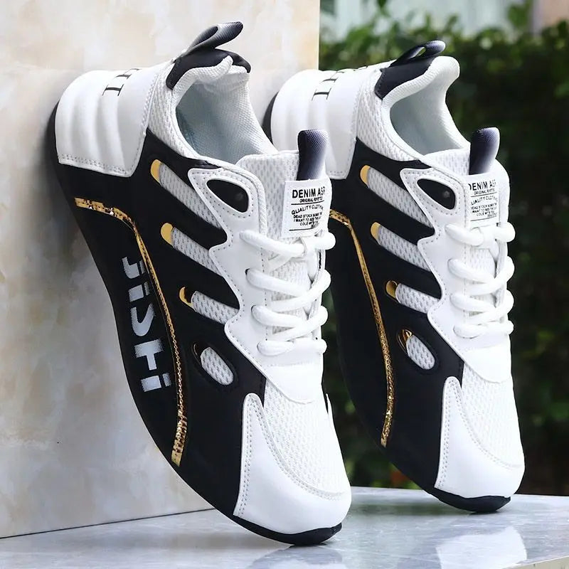 2026 Nueva plataforma Zapatillas de deporte Hombres Zapatillas de malla transpirable para los hombres Al aire libre Confort Suela suave Zapatos deportivos para hombres Zapatos De Hombre