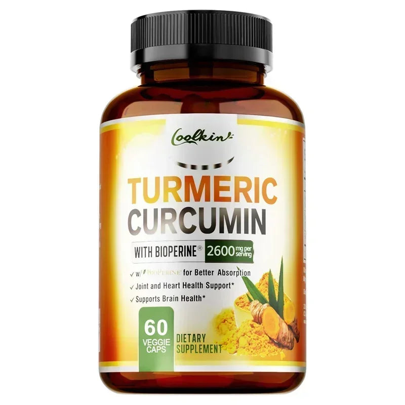 Cápsulas de Cúrcuma Curcumina al 95% para Salud Articular, Huesos y Antioxidante