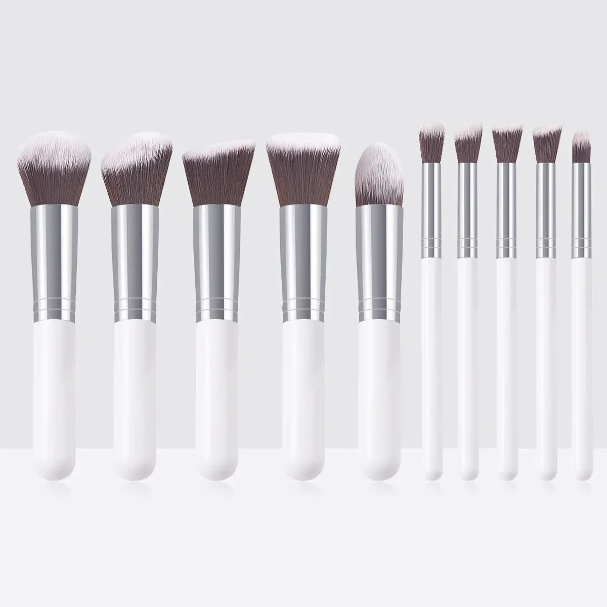 Kit de Brochas de Maquillaje Profesionales para Ojos y Rostro con Difuminador