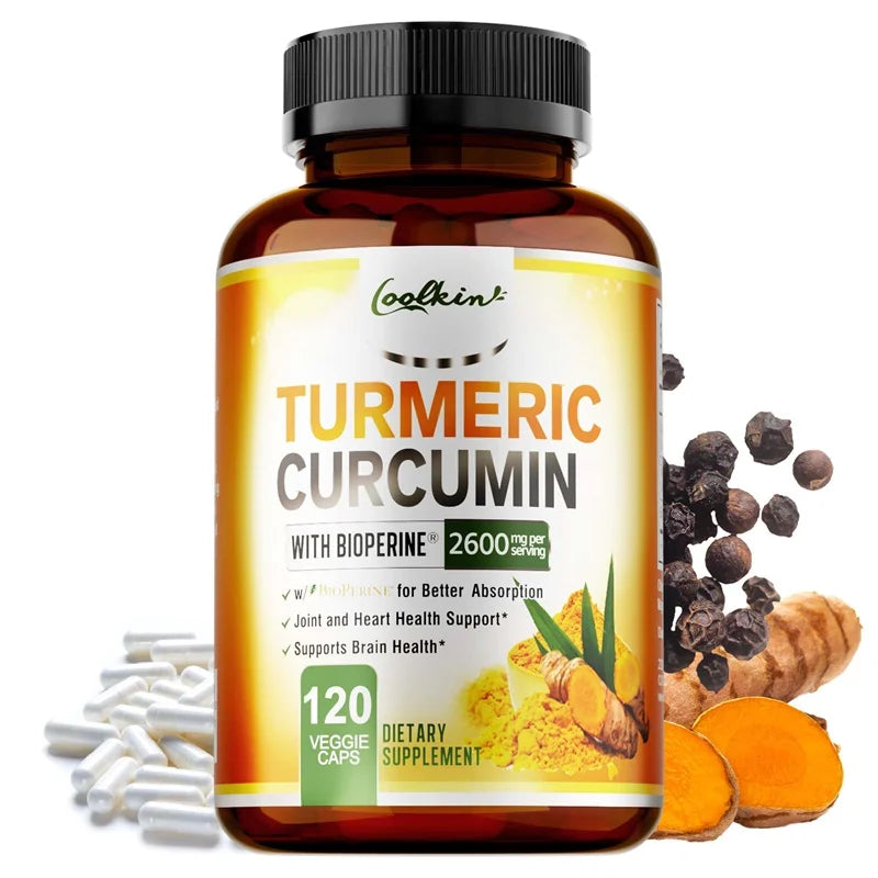 Cápsulas de Cúrcuma Curcumina al 95% para Salud Articular, Huesos y Antioxidante