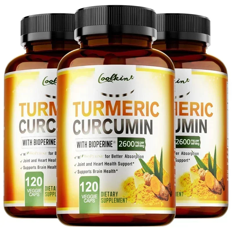 Cápsulas de Cúrcuma Curcumina al 95% para Salud Articular, Huesos y Antioxidante