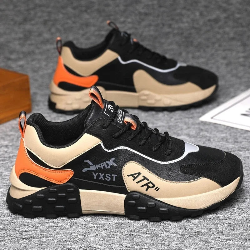 Zapatos de running casuales casuales de los deportes cómodos de los deportes cómodos del uso del fondo suave transpirable antideslizante de la moda de los hombres